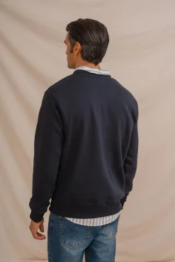 Sweatshirt com bordado frontal