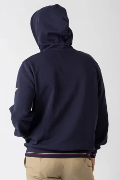 Sweatshirt com capuz e bolsos