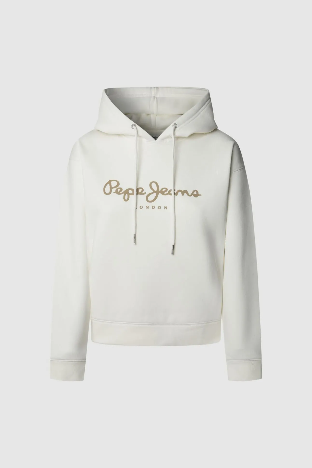 Sweatshirt com capuz e logotipo
