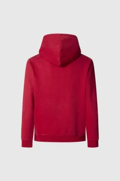 Sweatshirt com capuz e logotipo