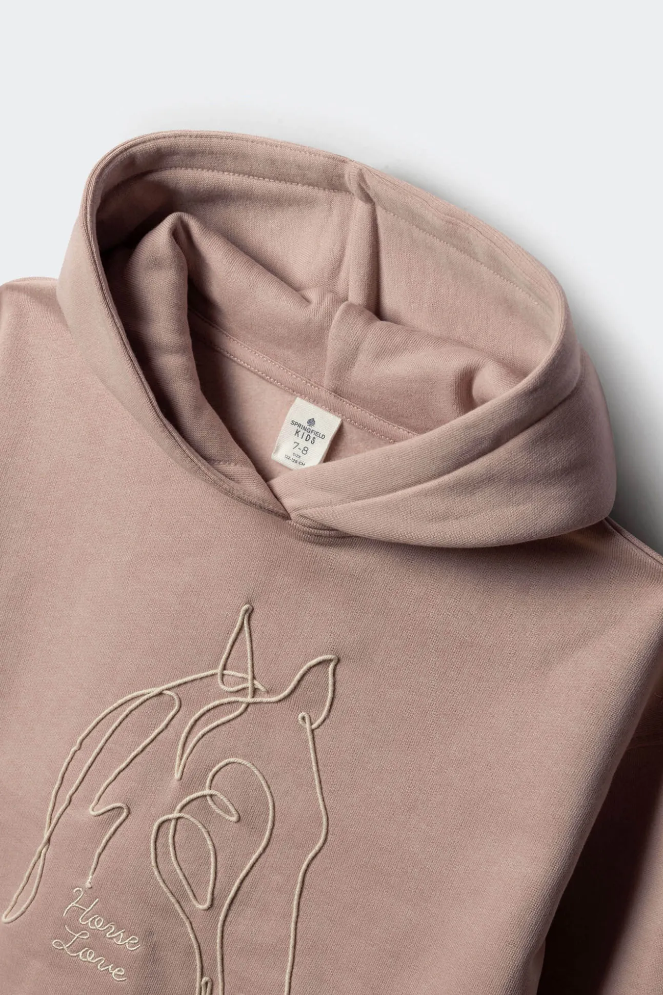 Sweatshirt com cordão para cavalo para menina
