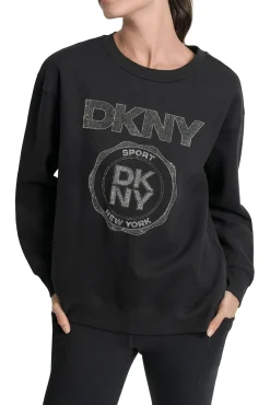 Sweatshirt com desenho de logo