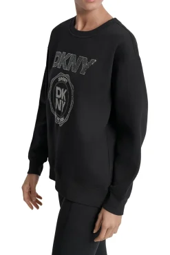 Sweatshirt com desenho de logo