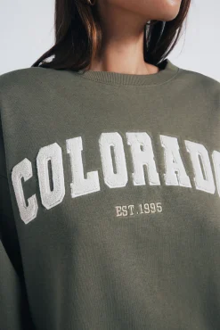 Sweatshirt com estampa urbana