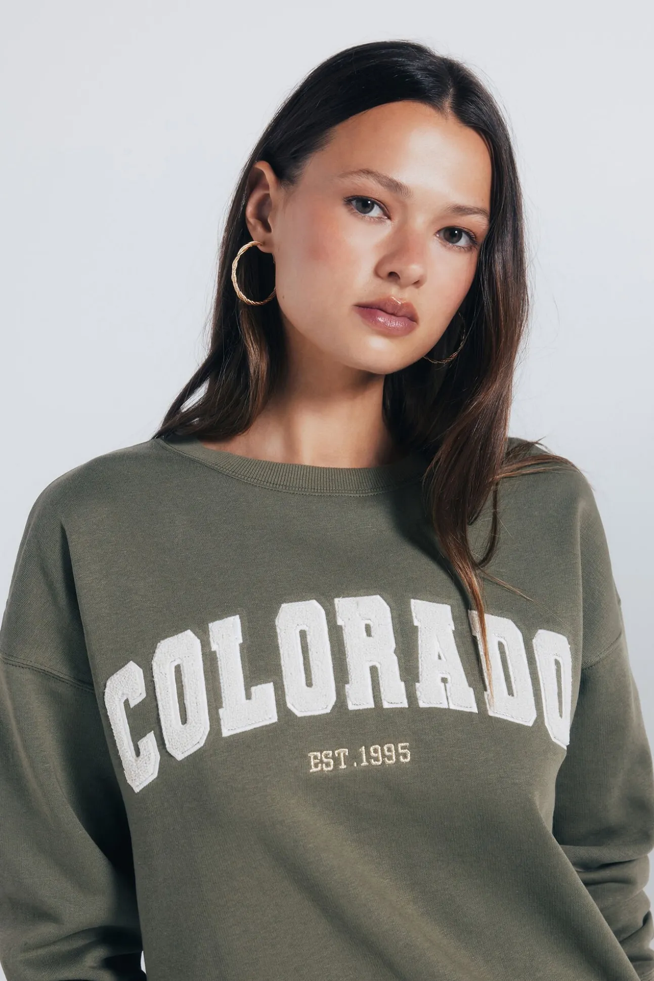 Sweatshirt com estampa urbana