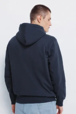 Sweatshirt com fecho-éclair e capuz