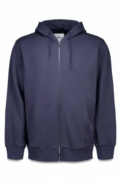 Sweatshirt com fecho-éclair e capuz