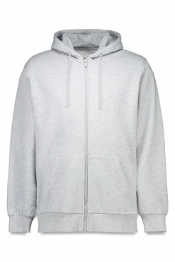 Sweatshirt com fecho-éclair e capuz