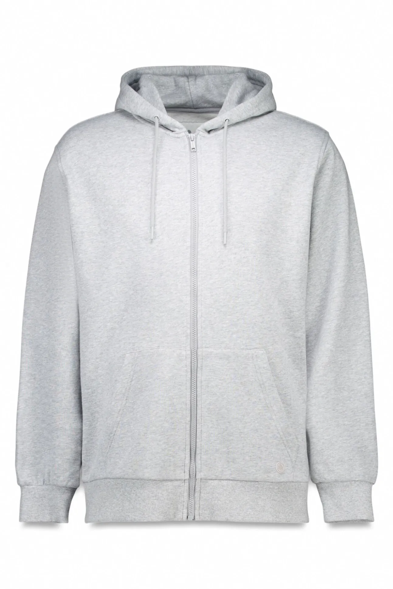 Sweatshirt com fecho-éclair e capuz