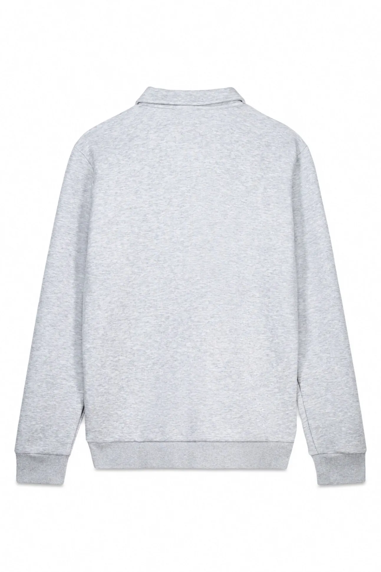 Sweatshirt com gola e fecho-éclair