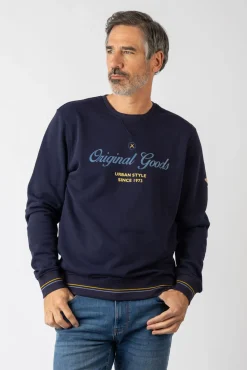 Sweatshirt com gola redonda