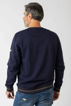 Sweatshirt com gola redonda
