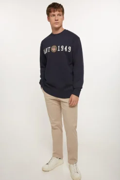 Sweatshirt com gola redonda Crest Shield