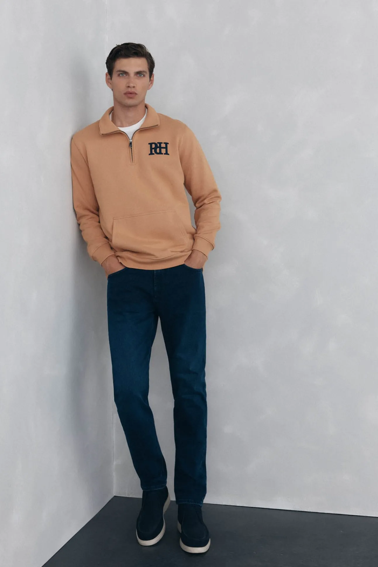 Sweatshirt com gola Vespa