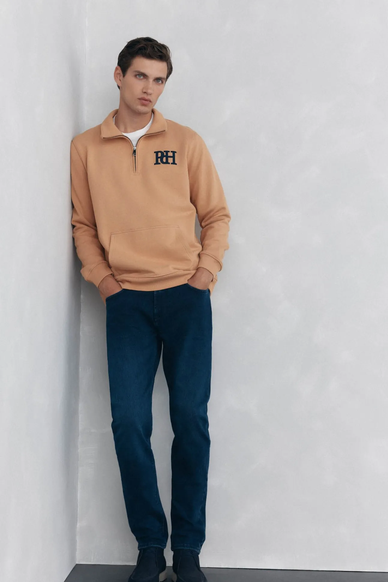Sweatshirt com gola Vespa