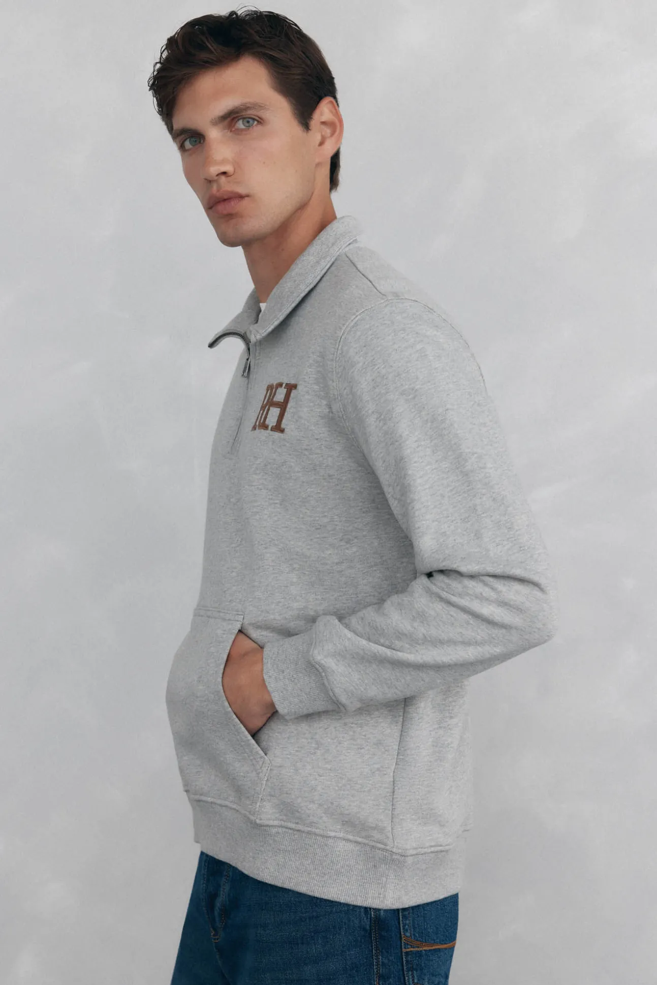Sweatshirt com gola Vespa