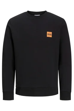 Sweatshirt com logo contrastante