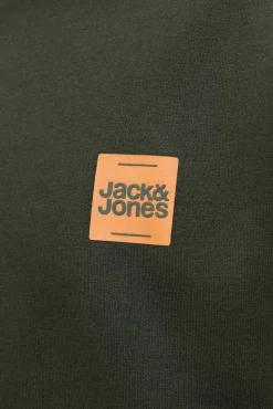 Sweatshirt com logo contrastante