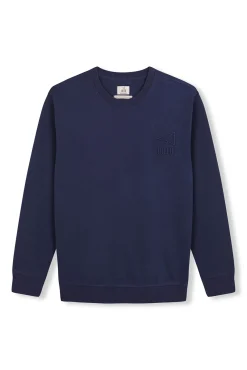 Sweatshirt com logo em relevo