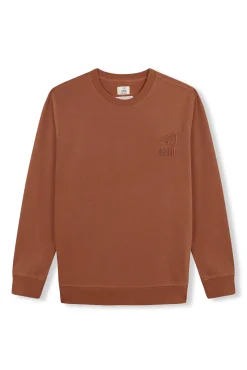 Sweatshirt com logo em relevo