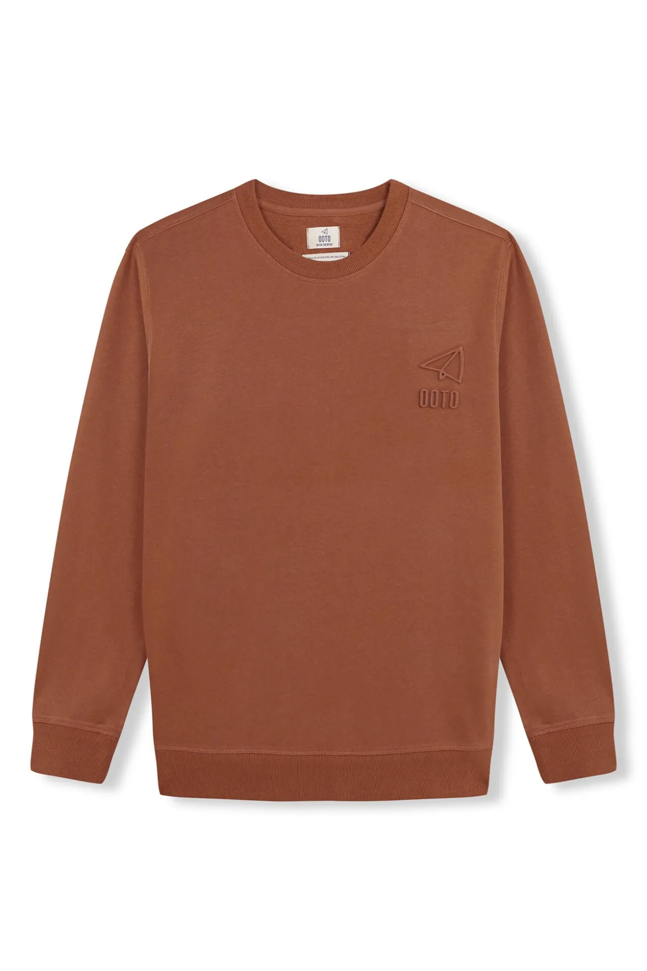 Sweatshirt com logo em relevo