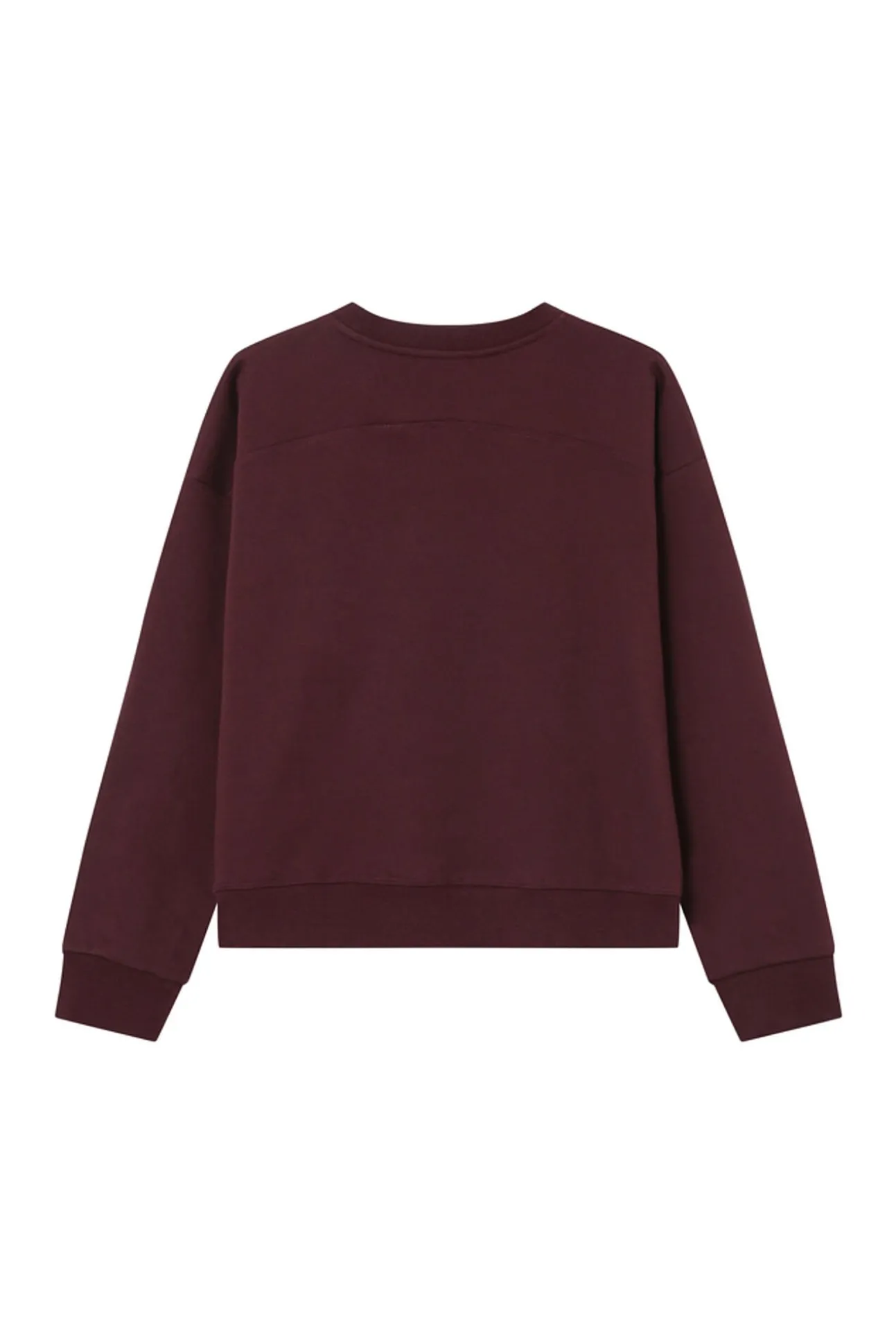 Sweatshirt com mensagem em marrom