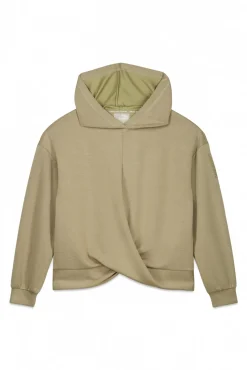 Sweatshirt cáqui drapeado
