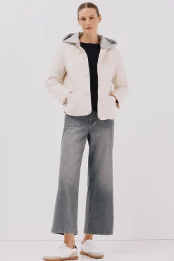 sweatshirt curto com capuz