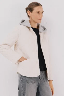 sweatshirt curto com capuz