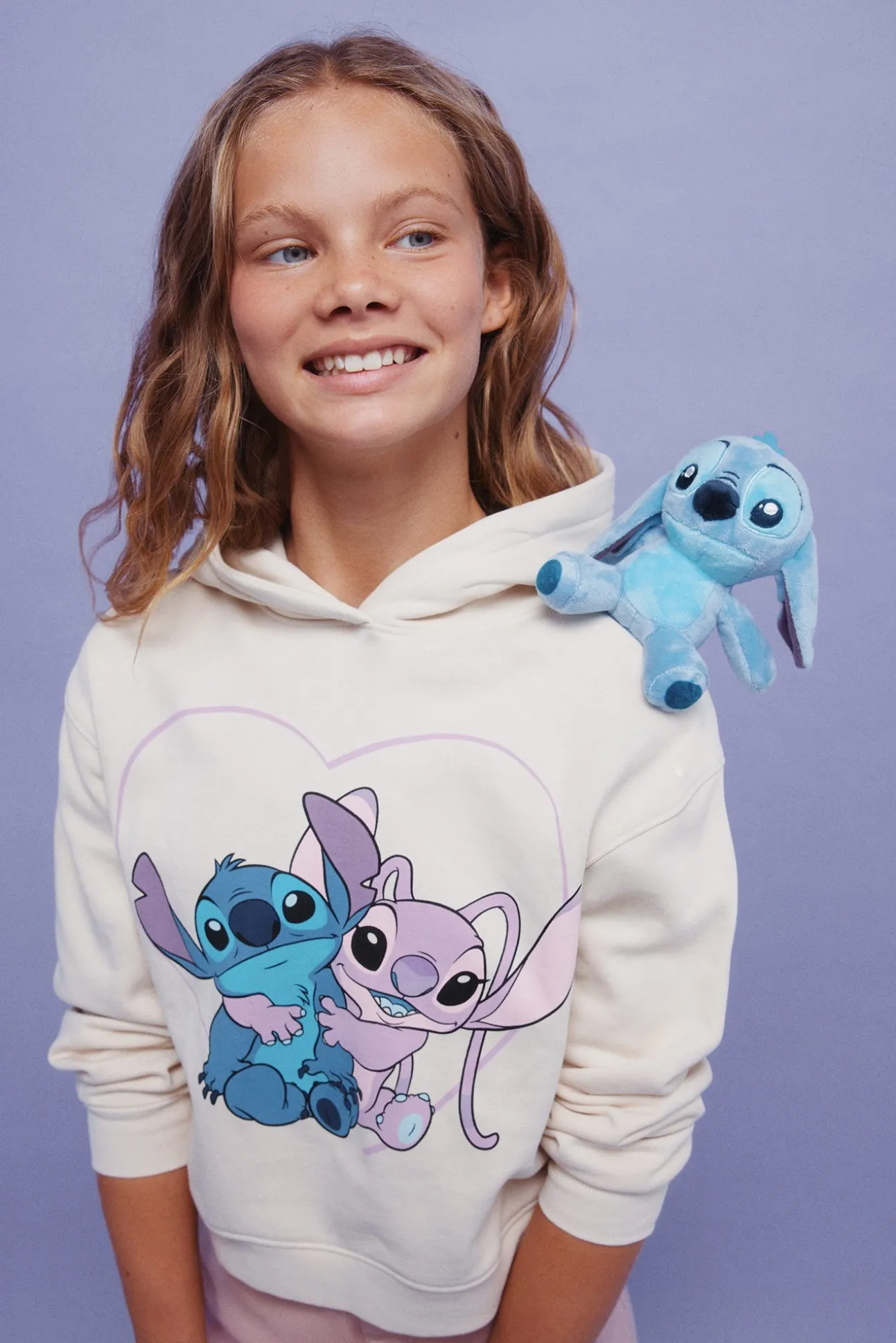 Sweatshirt das meninas Lilo & Stitch