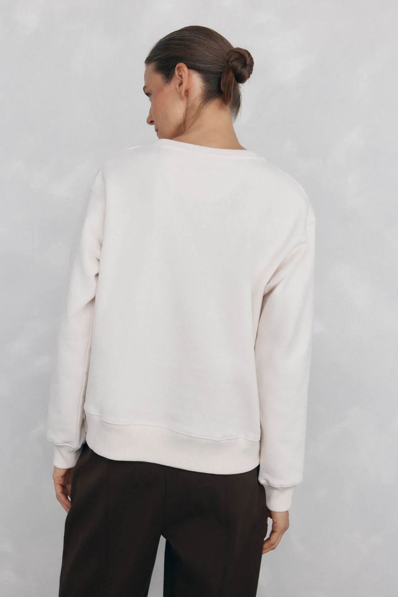 Sweatshirt de algodão espanhol