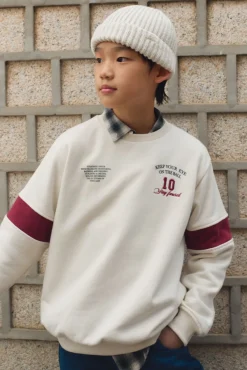 Sweatshirt de caixa de beisebol