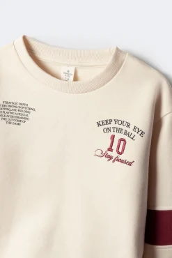 Sweatshirt de caixa de beisebol