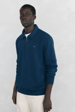 Sweatshirt de gola semicisne