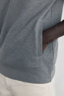 Sweatshirt de gola semicisne