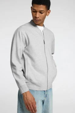 Sweatshirt estilo bomber feito com algodão orgânico