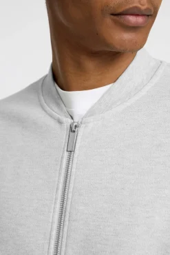 Sweatshirt estilo bomber feito com algodão orgânico