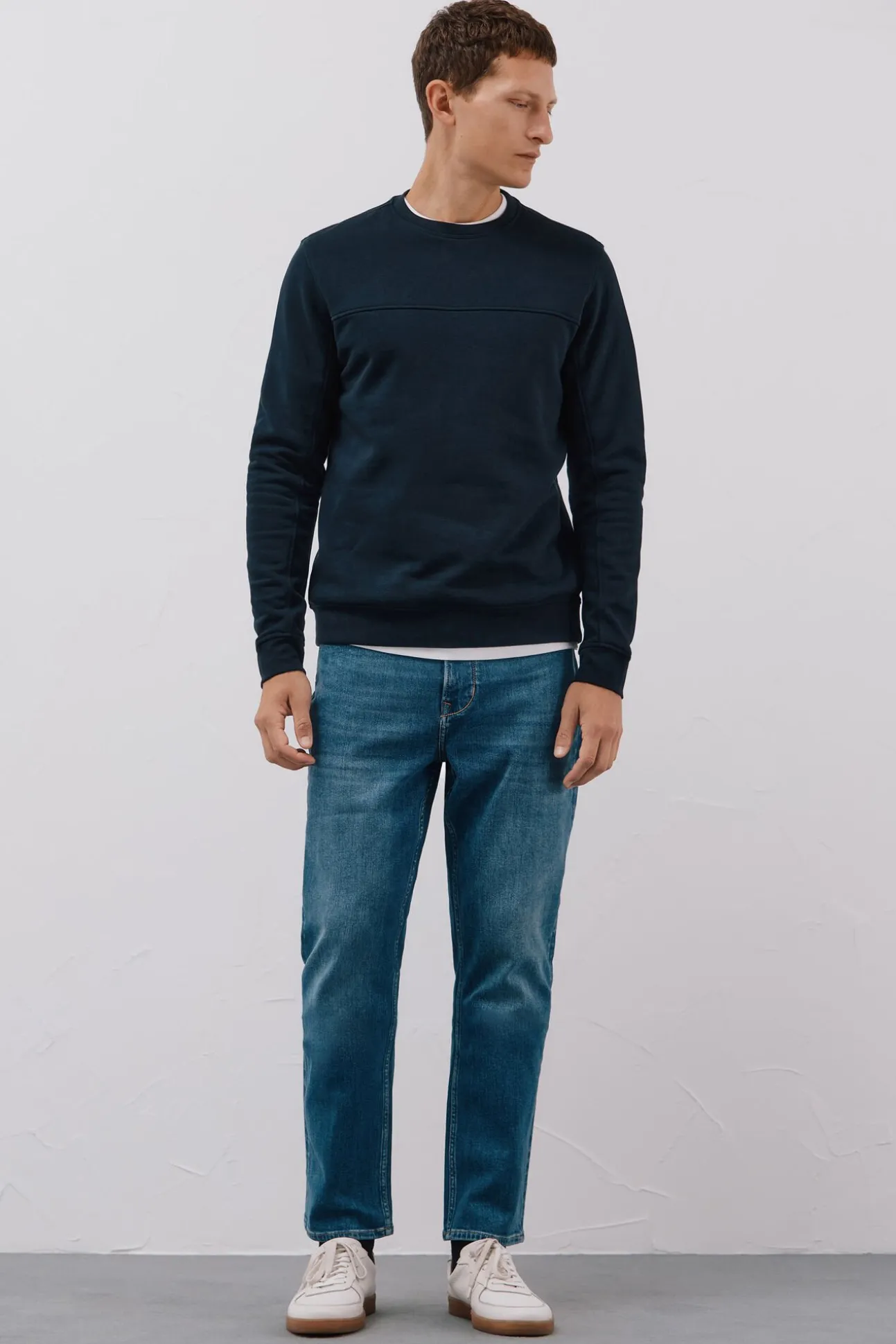 Sweatshirt gola caixa