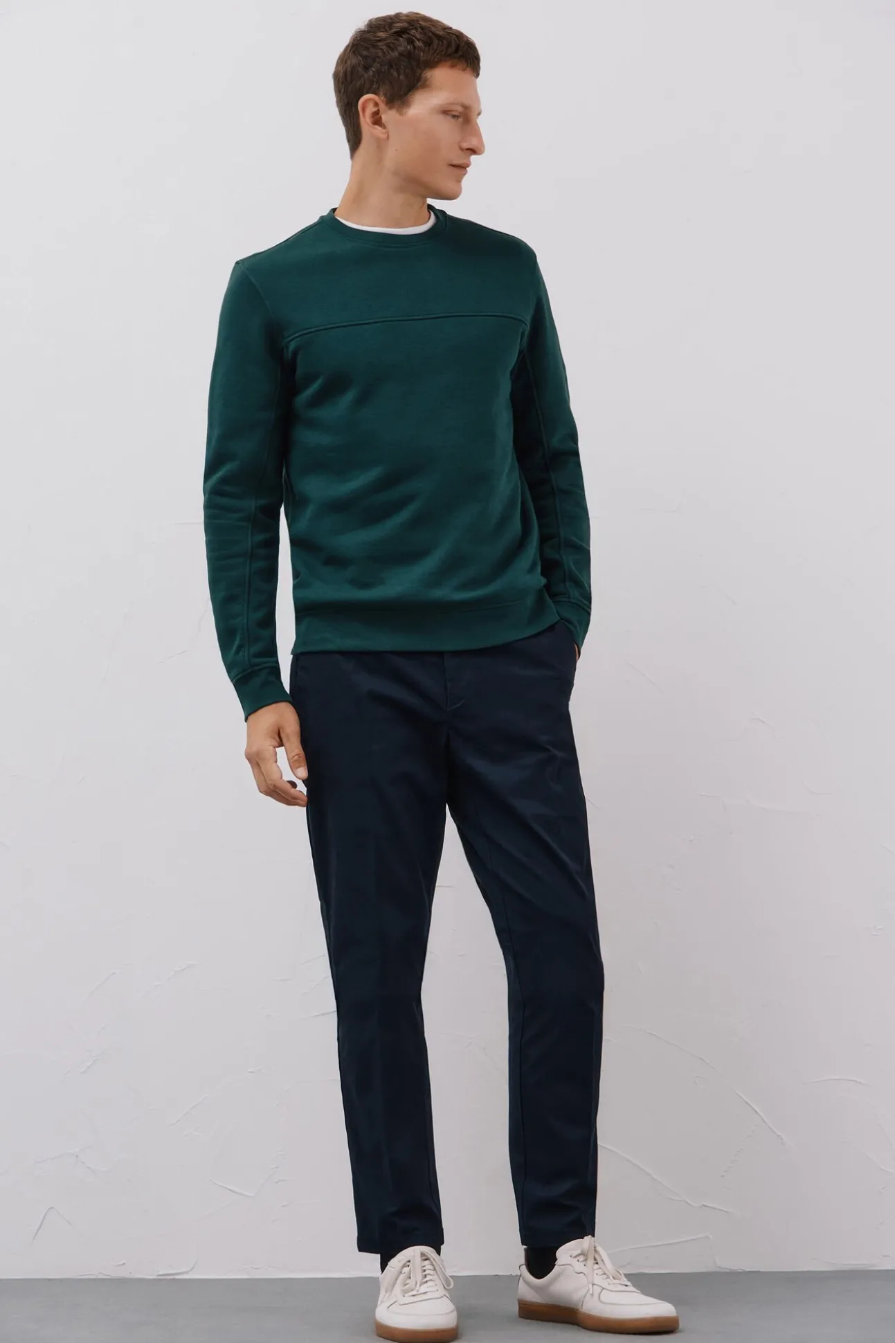 Sweatshirt gola caixa