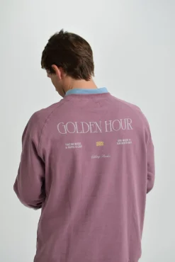Sweatshirt lavado Golden Hour