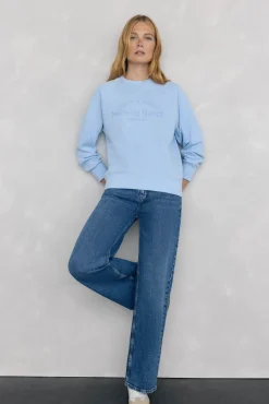 Sweatshirt logo bordado