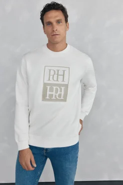 Sweatshirt logo relevo