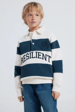 Sweatshirt riscas para meninos
