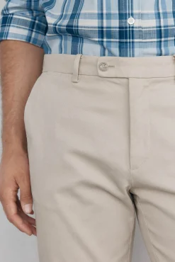 Textura de regular fit Chino