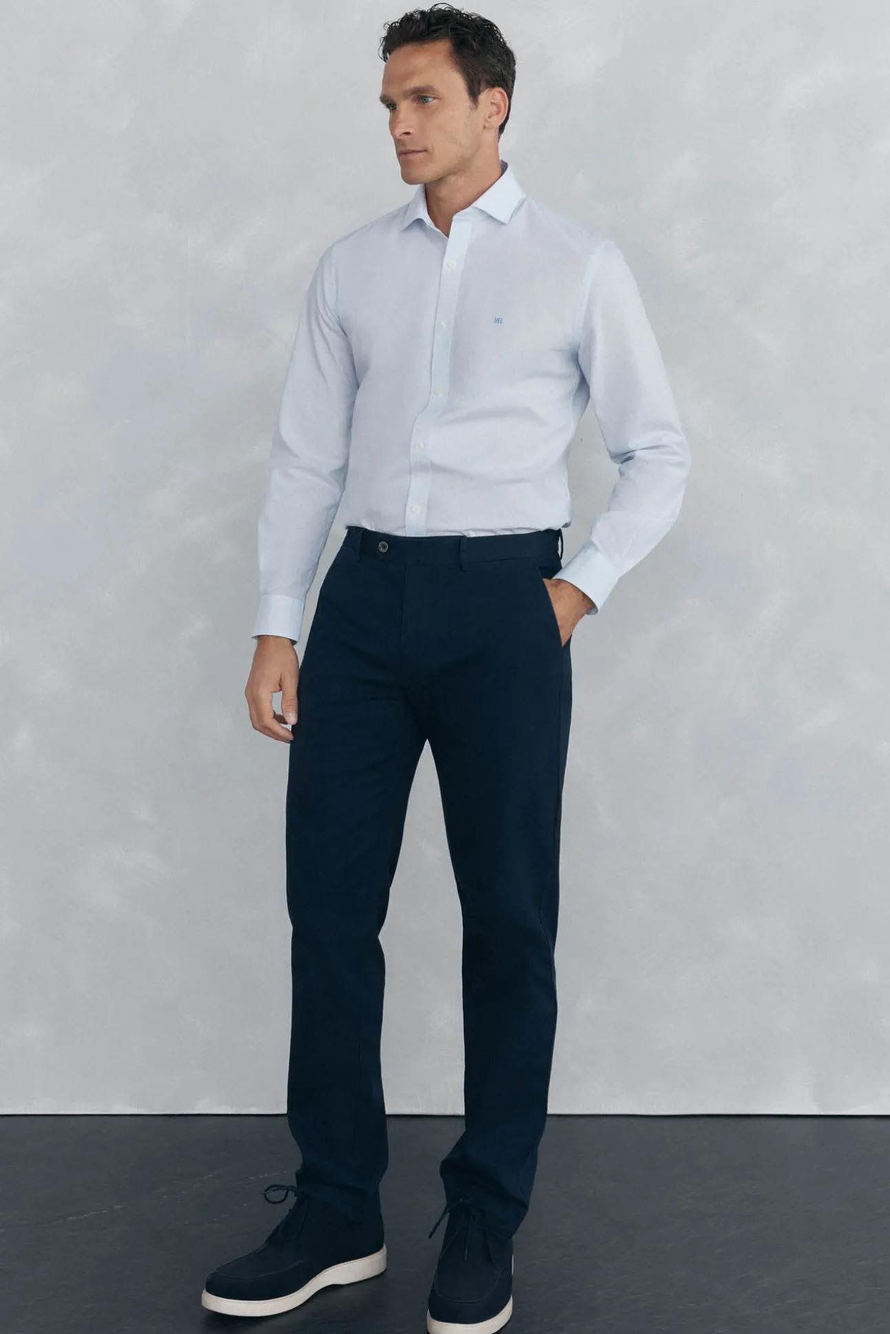 Textura de regular fit Chino