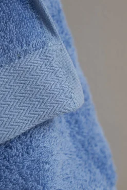 Toalha toucador wonder 550 g algodão turco americano azul 30x50