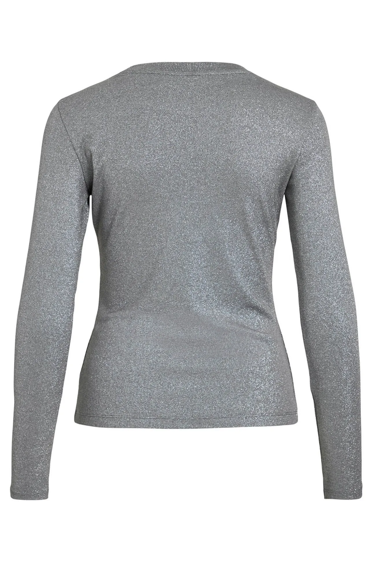Top de manga comprida com glitter