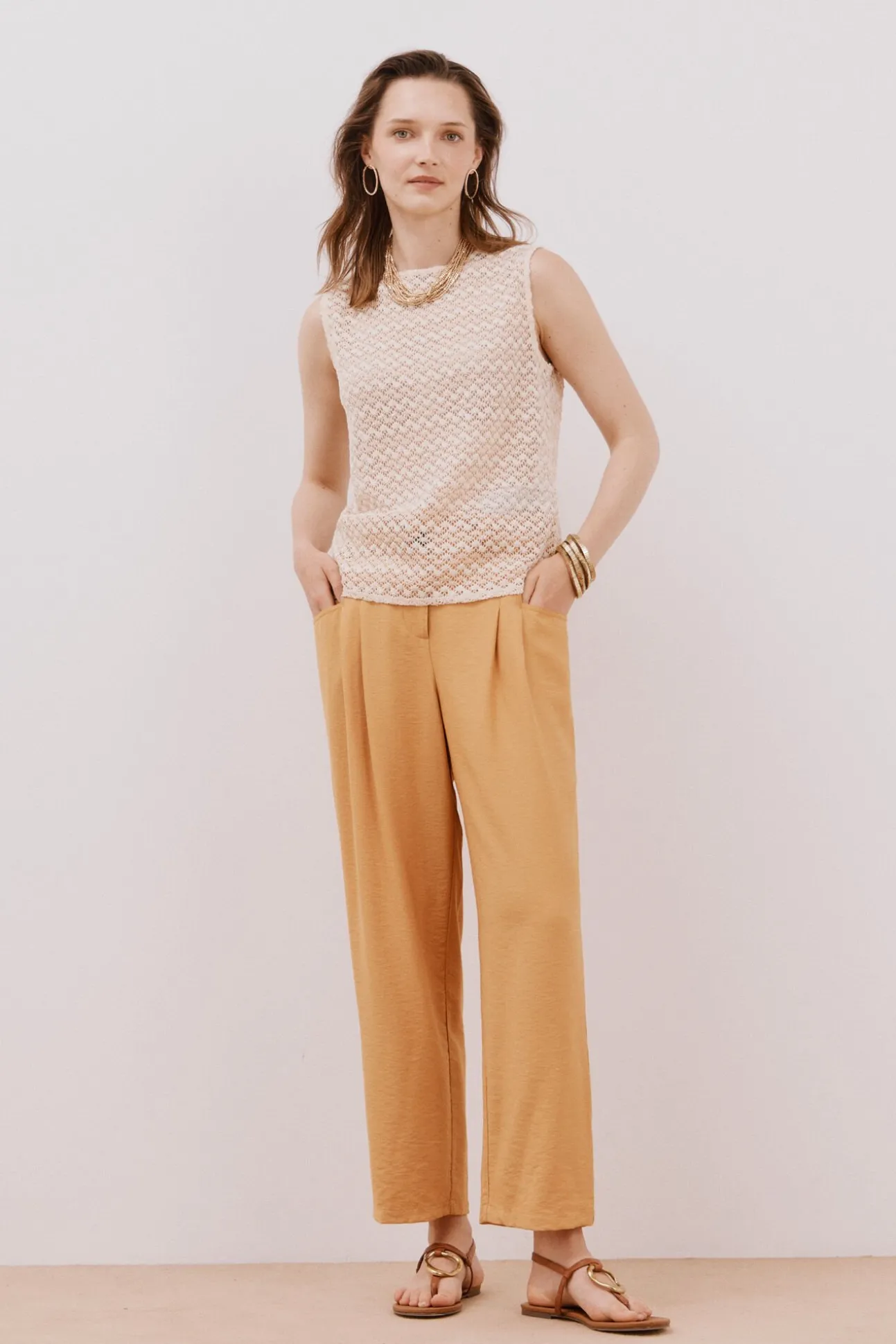 Top estruturado em lurex