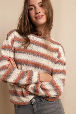 Top estruturado multicolor