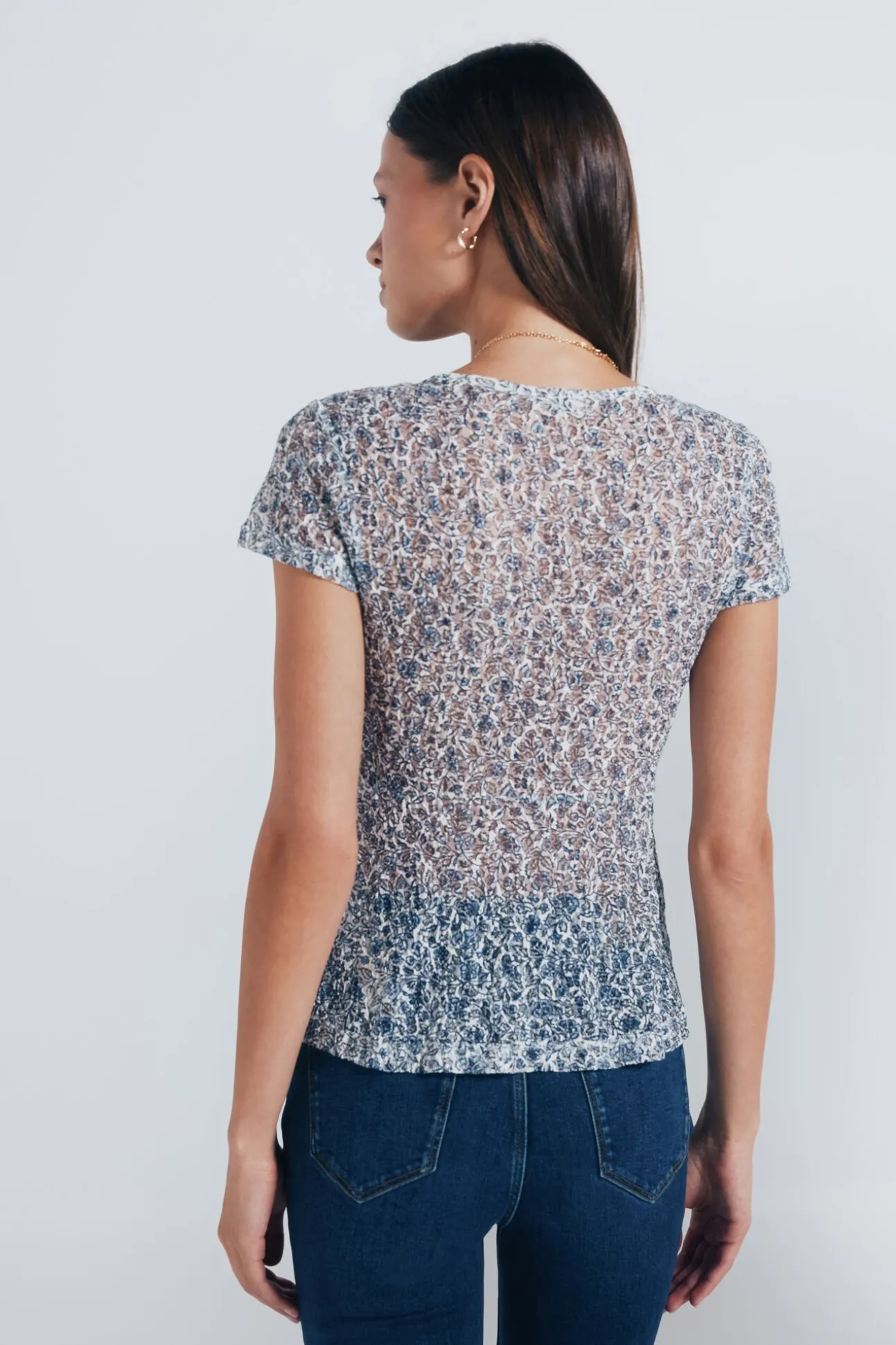 Topo de flor azul